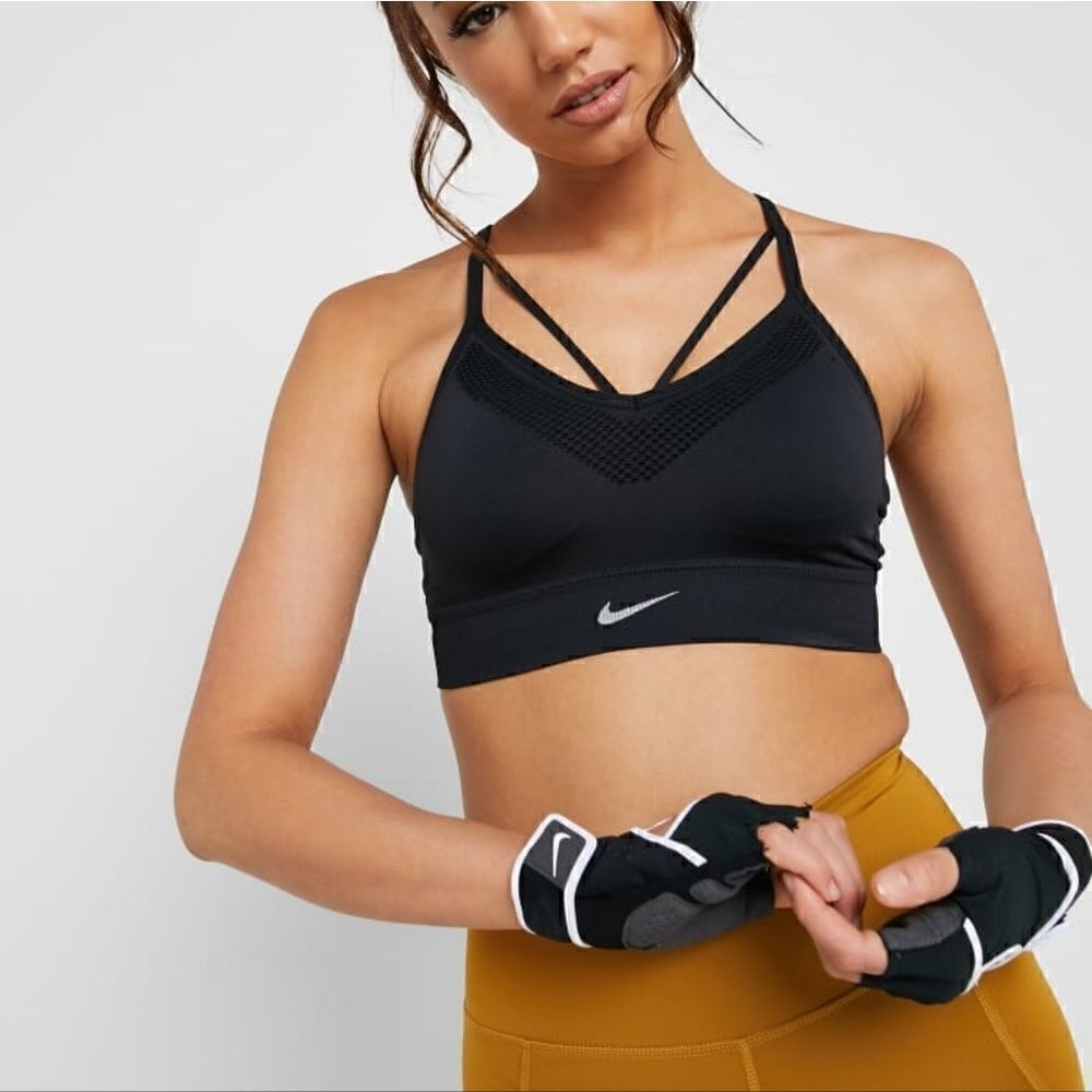 Nike Seamless Flyknit Sporrs Bra Light Support Dri-Fit Women's Size Small S